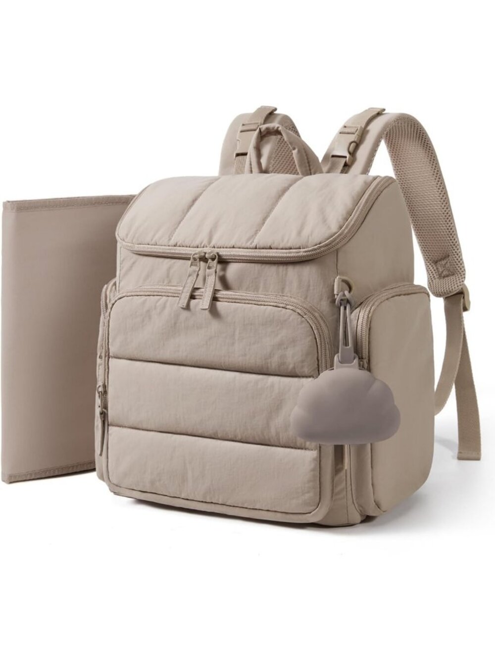 Stylish Brown Diaper Bag Backpack for Moms & Dads | Baby Travel Organizer